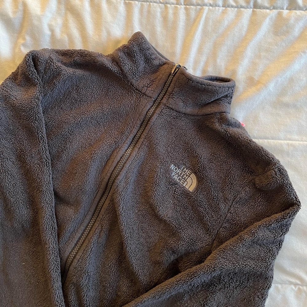 The North Face size small grey fleece jacket
